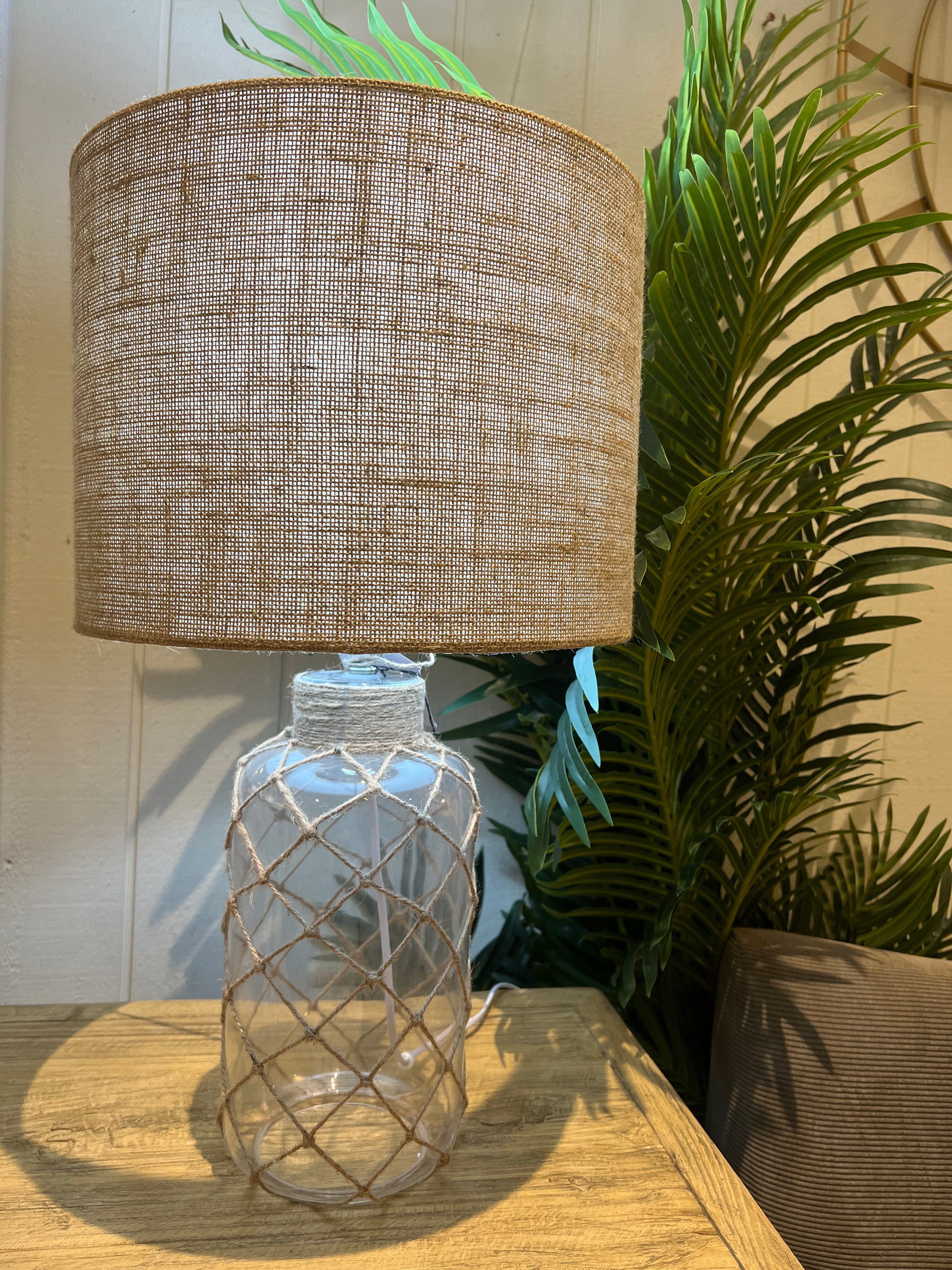 Haven & Space Berry Jannali Glass Table Lamp