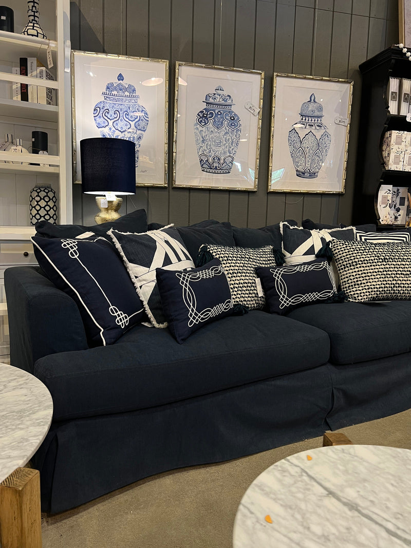 Haven & Space Berry Kendall Sofa Navy Kendall Range Navy