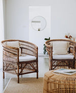 Haven & Space Berry Maui Chair - Beige cushion included