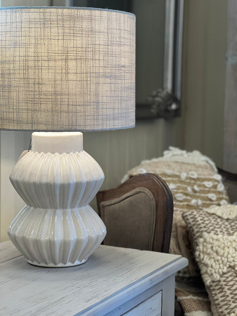 Haven & Space Berry Petunia Ceramic Lamp