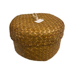 Haven & Space Berry Round Grass  Box with Lid