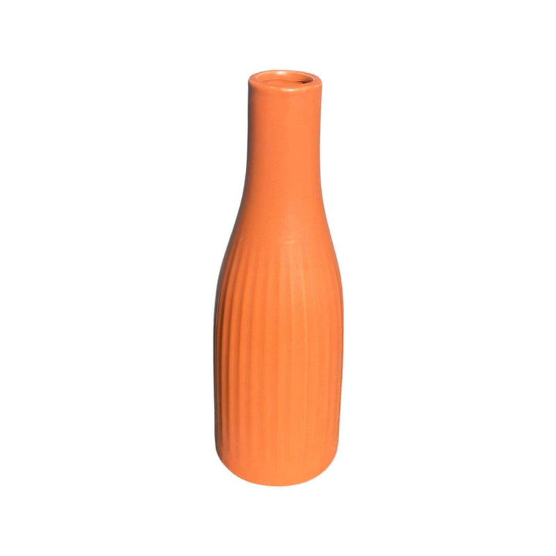 Haven & Space Berry VASE Tall Orange Ceramic Vase 33x11x11cm