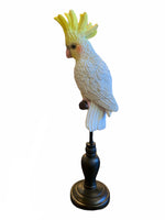 Haven & Space Berry Yellow Parrot on Stand